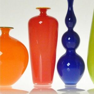 Kekic Glass Ruby Red Vase